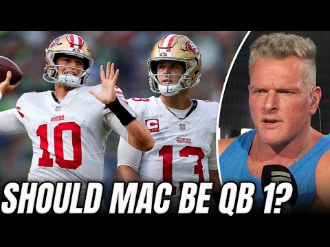 Thumbnail for Is Mac Jones About To Replace Brock Purdy As The 49ers Starter?! | Pat McAfee Show