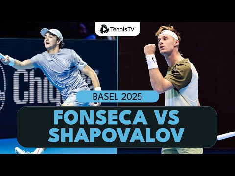 Thumbnail for Joao Fonseca vs Denis Shapovalov | Basel Highlights 2025
