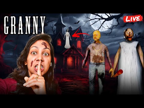 Thumbnail for GRANNY LIVE GAMEPLAY || GRANNY LIVE HORROR GAMEPLAY VIDEO #1 #granny #shorts #shortslive #horrorgame