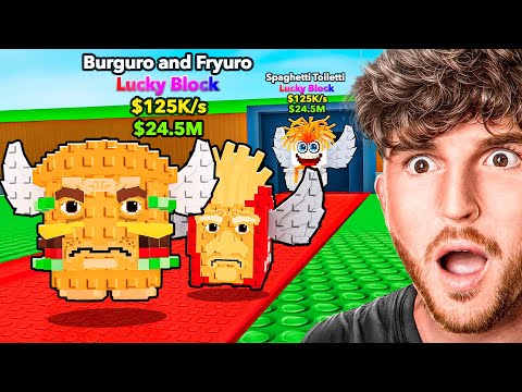 Thumbnail for Opening 100 FOOD LUCKY BLOCKS in Steal a Brainrot..