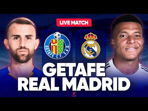 Thumbnail for 🔴 GETAFE - REAL MADRID LIVE / 🚨MBAPPE EST PRESENT ! LE REAL DOIT GAGNER POUR RESTER LEADER ! / LIGA