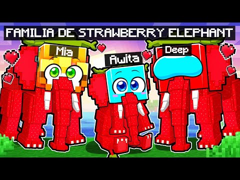 Thumbnail for Tenemos Una FAMILIA de STRAWBERRY ELEPHANT en Minecraft!