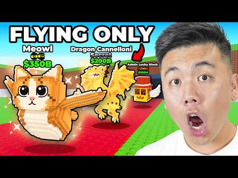 Thumbnail for $0 to $1 Trillion Using ONLY FLYING Brainrots in Steal a Brainrot!