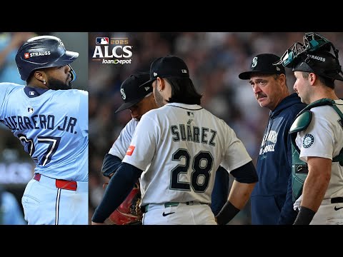 Thumbnail for FULL INNING: Mariners get out of ANOTHER jam! (Vlad Jr.'s 1st swinging strikeout this Postseason)