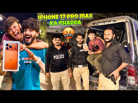 Thumbnail for IPHONE 17 PRO MAX KI WAJA SE POLICE AGAI 🤬 | MISHKAT KHAN VLOG