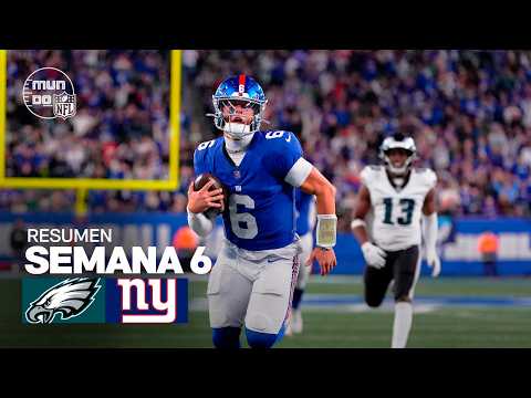 Thumbnail for Philadelphia Eagles vs. New York Giants | Resumen NFL en español - Semana 6 | NFL Highlights 2025