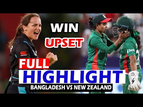 Thumbnail for BANGLADSH VS NEW ZEALAND FULL HIGHLIGHTS ICC ODI WORLD CUP MATCH 2025 | BAN VS NZ