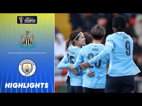 Thumbnail for Penalty Drama after Six-Goal Thriller! | Newcastle United v Man City Highlights | Subway WLC 25/26