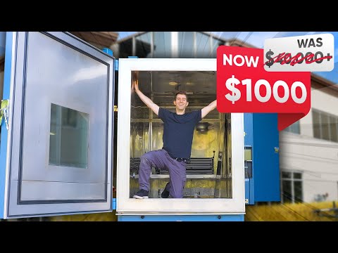 Thumbnail for They Auctioned This $40,000+ Environmental Test Chamber For $1000