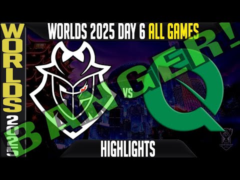 Thumbnail for G2 vs FLY Highlights ALL GAMES | Worlds 2025 Day 6 Swiss Stage | G2 Esports vs FlyQuest