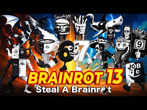 Thumbnail for Smirkzy - Brainrot Anime Opening Song Pt. 13 (Official MV) ft. YIN YANG Steal a Brainrot Characters
