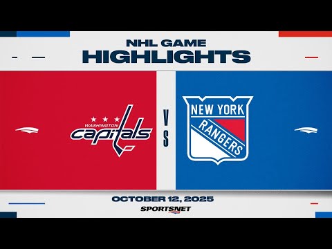 Thumbnail for NHL Highlights | Capitals vs. Rangers - October 12, 2025