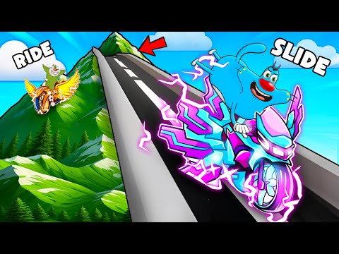 Thumbnail for Roblox Oggy Playing Moto Ride And Slide With Jack