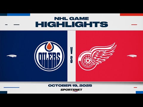 Thumbnail for NHL Highlights | Oilers vs. Red Wings - October 19, 2025