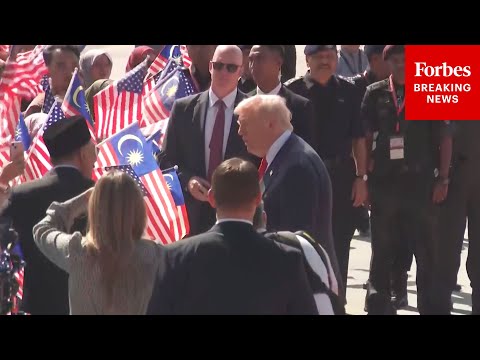 Thumbnail for BREAKING: President Trump Arrives At Kuala Lumpur International Airport In Malaysia On Air Force One
