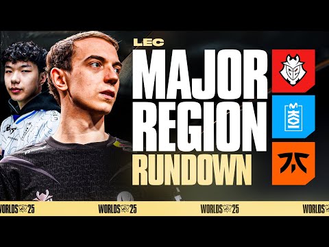Thumbnail for WORLDS 2025 LEC TEAMS BREAKDOWN - MAJOR REGION RUNDOWN FT DAGDA