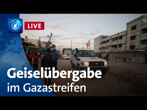 Thumbnail for tagesschau24 LIVE: Geiselübergabe im Gazastreifen