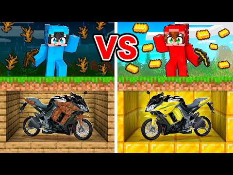 Thumbnail for Encontramos las MEJORES MOTOS ENTERRADAS en Minecraft!