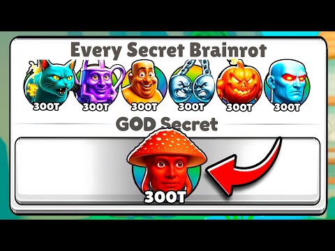 Thumbnail for UNLOCKING *GOD* Secret BRAINROT in Brainrot Evolution! (Roblox)