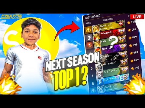 Thumbnail for 🔴New Season BR Rank Pushing with subscribers🤩 | Free Fire Live #shortsfeed #shortslive