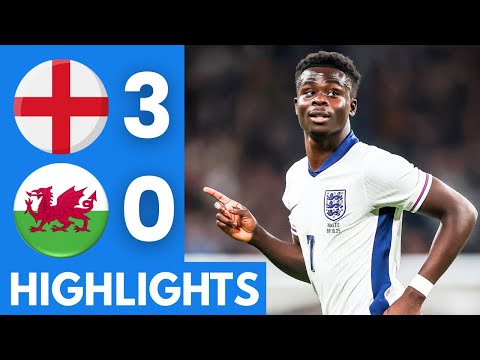 Thumbnail for SAKA BANGER! England vs Wales (3-0) Highlights | Friendlies