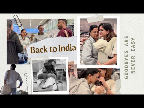 Thumbnail for Goodbyes are never easy | They are travelling back to India 🇮🇳 | They are back Home
