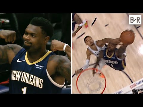 Thumbnail for Zion Williamson Dunks on Victor Wembanyama on First Play of the Game