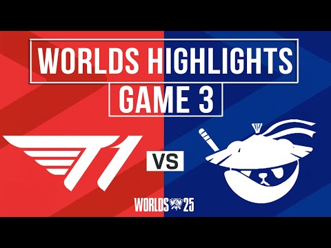 Thumbnail for T1 vs AL Highlights Game 3 | Worlds 2025 Quarterfinals | T1 vs Anyone's Legend