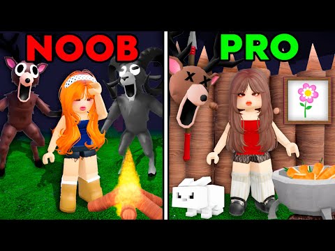 Thumbnail for Noob vs. Pro BASE BATTLE With My SISTER In 99 NIGHTS IN THE FOREST! (Roblox)