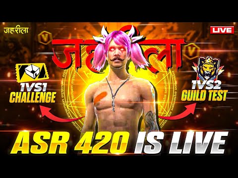 Thumbnail for ASR IS LIVE 💫GUILD TEST  Free Fire Live 🔥wait for end 😱 #tondegamer #shortsfeed #tgrnrz #badge99