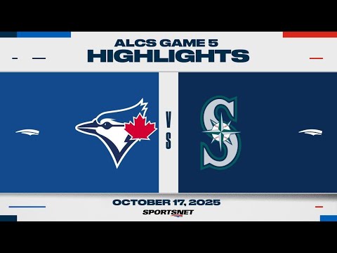 Thumbnail for MLB ALCS Game 5 Highlights | Blue Jays vs. Mariners - October 17, 2025