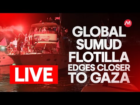 Thumbnail for LIVE: Sumud Flotilla boat Mikeno enters Gaza waters