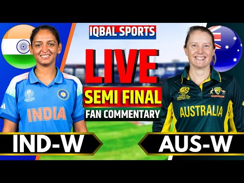 Thumbnail for 🔴Live: IND W vs AUS W | Live Cricket Match Today | India W vs Australia W Live | Iqbal Sports Live