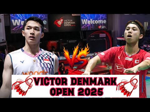 Thumbnail for (MS~R16) Jonatan Christie (INA) VS Kodai Naraoka (JPN) | Denmark Open 2025 Badminton