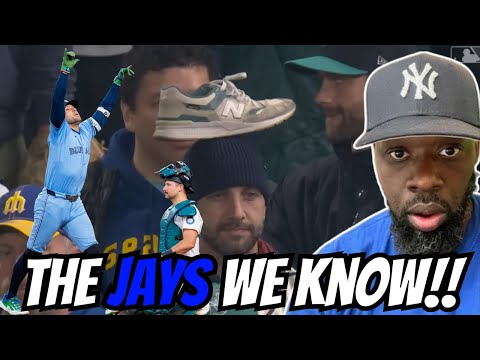 Thumbnail for JAYS FAN REACTS TO! Blue Jays vs. Mariners ALCS Game 3 Highlights (10/15/25)