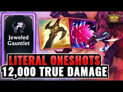 Thumbnail for No Counterplay: Instant One-Shot 12k True Damage Cho'Gath R's | League Arena Gameplay