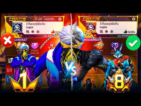 Thumbnail for PRIME 1 VS PRIME 8 😱 NOOB TO PRO 🔥 GARENA FREE FIRE 
