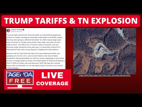 Thumbnail for New Trump China Tariffs, Tennessee Explosion & More - LIVE News Roundup Coverage