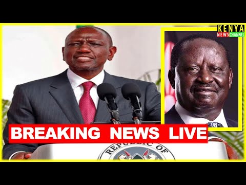 Thumbnail for LIVE - Ruto announcing the Death of Raila Odinga