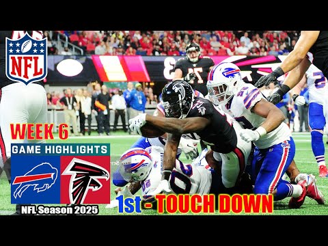 Thumbnail for Buffalo Bills Vs. Atlanta Falcons | Week 6 | FULL GAME | NFL Highlights Today | Season NFL 2025