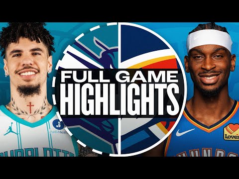 Thumbnail for HORNETS at THUNDER | FULL GAME HIGHLIGHTS | October 9, 2025