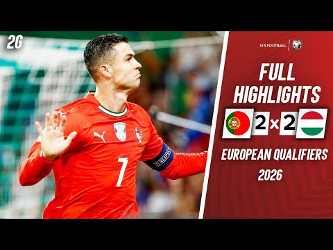 Thumbnail for Portugal vs Hungary 2-2 - Highlights & All Goals - Cristiano Ronaldo Goal