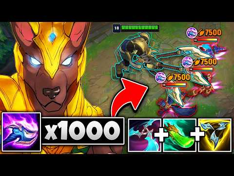 Thumbnail for Nasus but my Q has legit no cooldown so I break the STACK RECORD! (UNLIMITED Q SPAM)