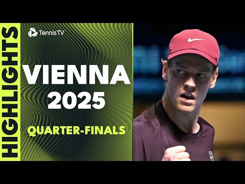 Thumbnail for Sinner Battles Bublik; Musetti & De Minaur Also in Action | Vienna 2025 Quarter-Final Highlights