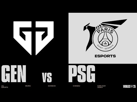 Thumbnail for GEN vs PSG | WORLDS 2025 | Swiss
