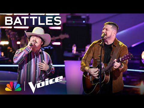 Thumbnail for Austin Gilbert & Rob Cole Earn Reba's STEAL with Flawless Blake Shelton Cover | Voice Battles | NBC