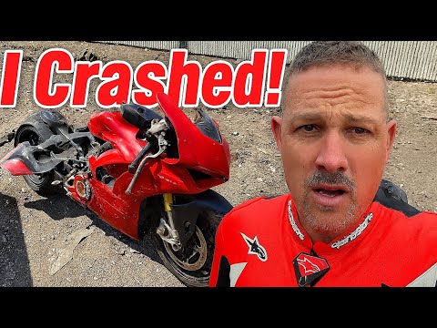 Thumbnail for DEVASTATED I WRECKED MY NEW DUCATI SUPERBIKE!