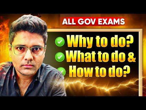 Thumbnail for सरकारी नौकरी की तैयारी? Why, What and How? Govt Exams Beginners Guide by Abhinay Sharma