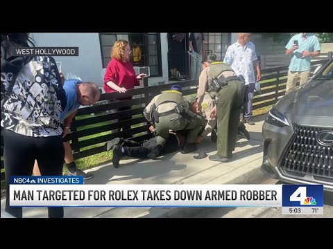 Thumbnail for Man tries to steal Rolex, gets tackled in West Hollywood