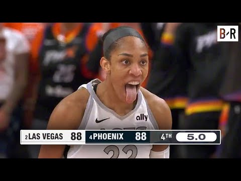 Thumbnail for A'ja Wilson Hits Game-Winner to Give Aces 3-0 Lead in WNBA Finals